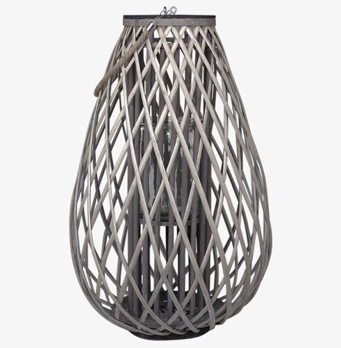 Lanterna Flätad Pil XL från Chic Antique i naturtoner