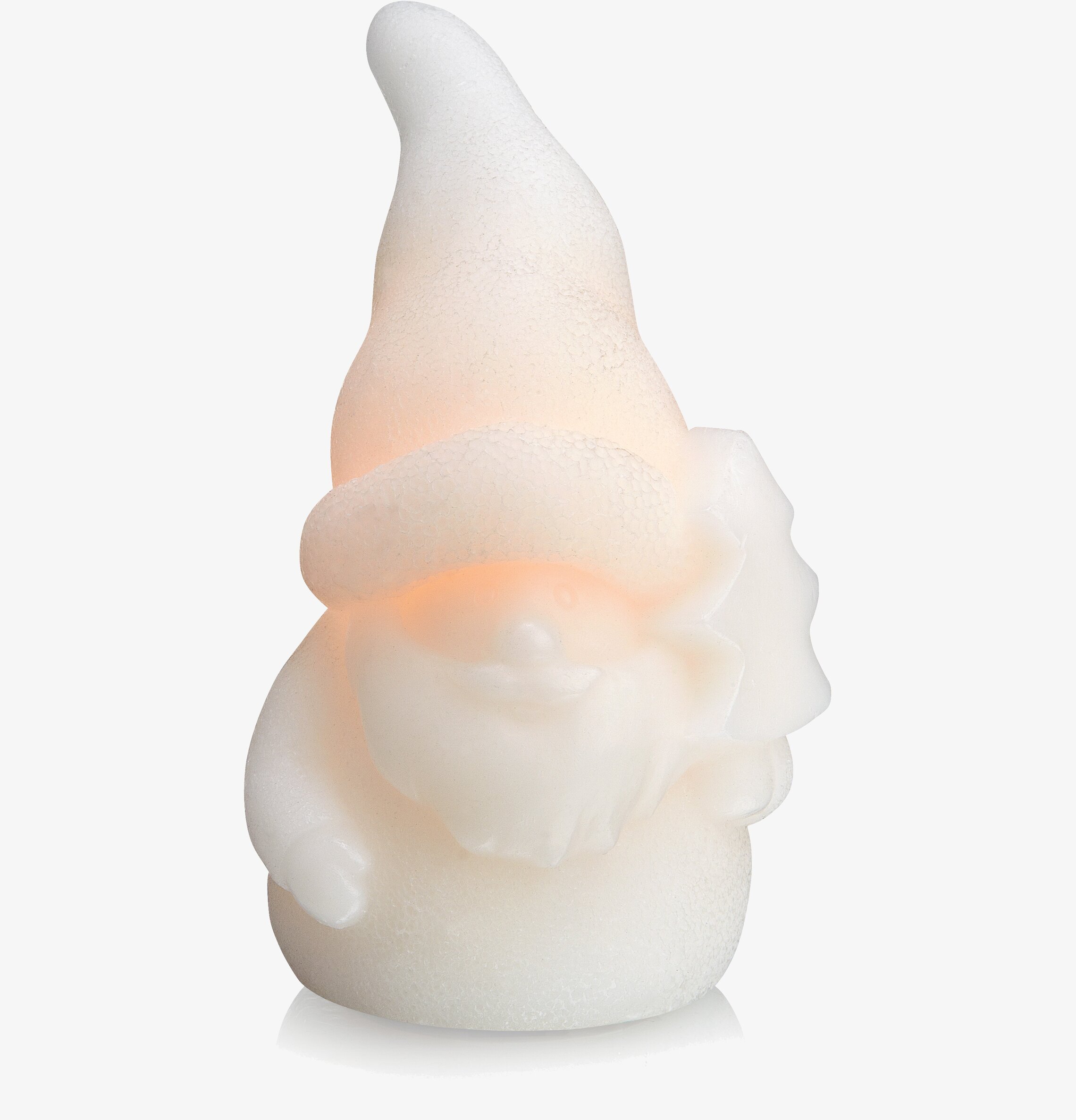 Markslöjd Stearinljus LED Tomte med varm, gulaktig glöd