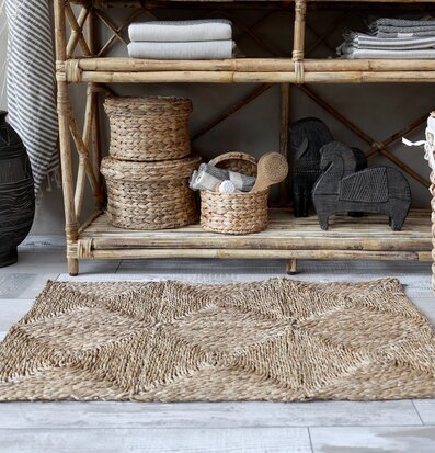 Matta Flätat Sjögräs Chic Antique Mattor (ej dörrmatta)