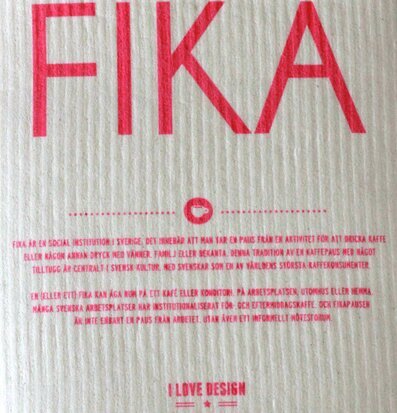 Diskduk Wettex FIKA Rosa från I Love Design i köksmiljö