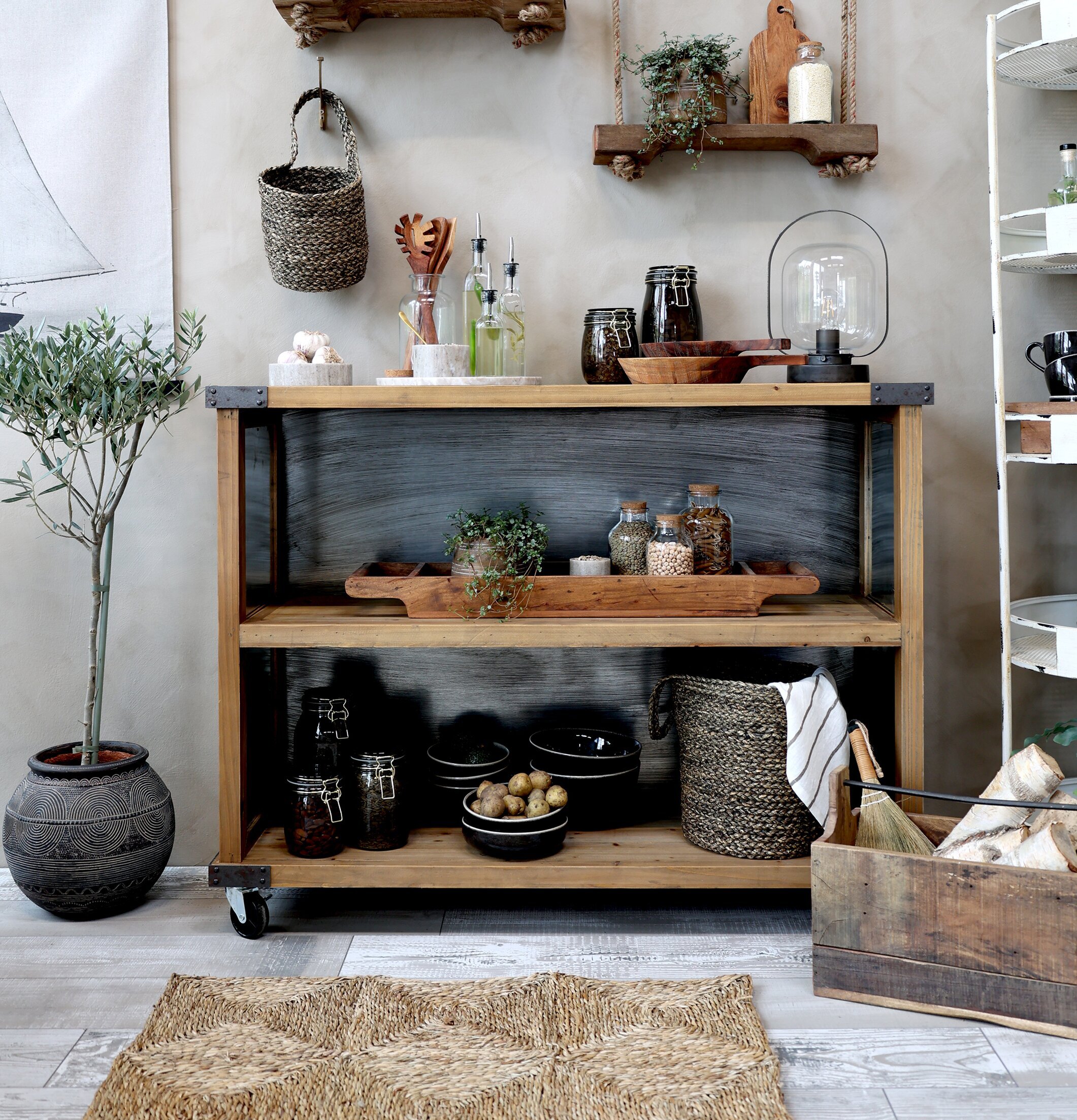 Matta Flätat Sjögräs från Chic Antique i rustik inredning