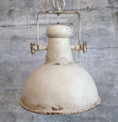 Taklampa Factory Antik Creme XL från Chic Antique