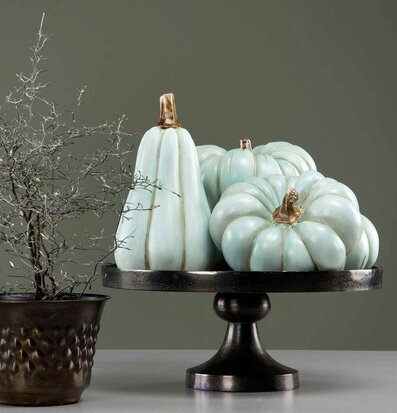 Pumpa Minty Avlång Poly från A Lot Decoration på svart fat