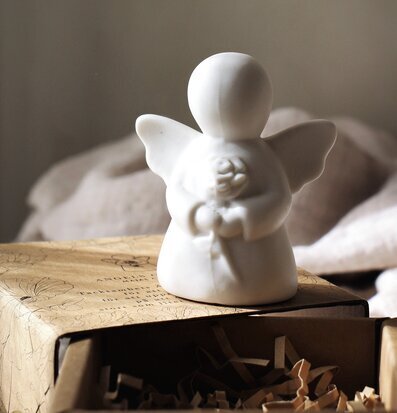 Ängel Tacksamhet Inkl Gåvobox från Majas Cottage i keramik