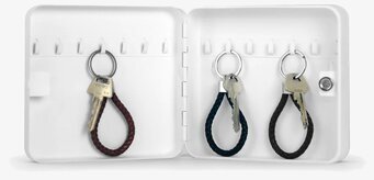 Bild av stilrent nyckelskåp med praktisk funktionalitet