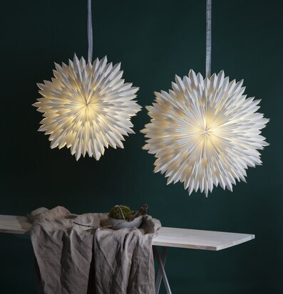 Pappersstjärna Ice Vit Ø70 Cm från Star Trading inomhus