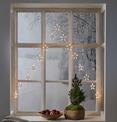 Ljusgardin Decystar Star Trading Julstjärnor Adventsstjärna Bordstjärna