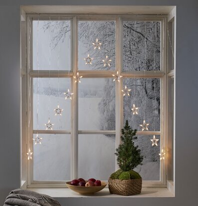 Ljusgardin Decystar Star Trading Julstjärnor Adventsstjärna Bordstjärna