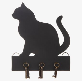 Hängare Katt 3 Krokar från Different Design på ljus vägg