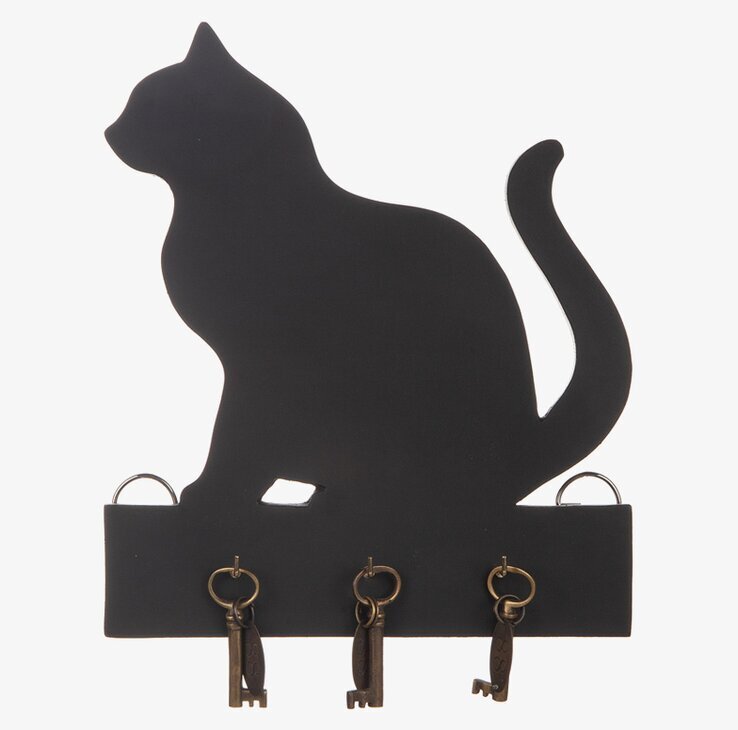 Hängare Katt 3 Krokar från Different Design på ljus vägg