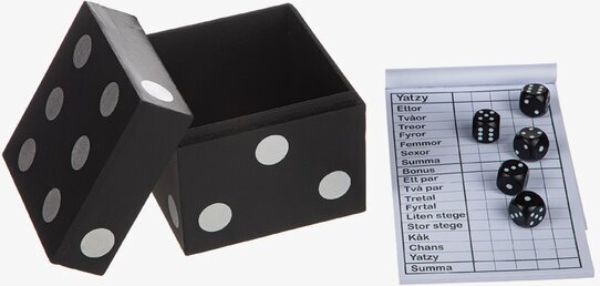Yatzy Trätärning Inkl Block/Tärningar från Different Design