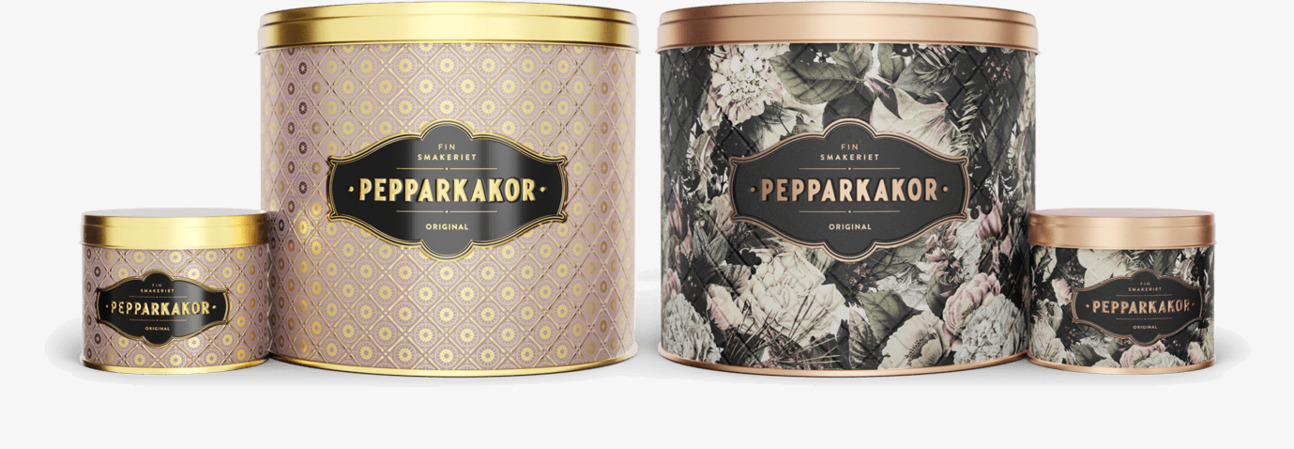 Pepparkakor Miniburk Winter Blossom från Finsmakeriet