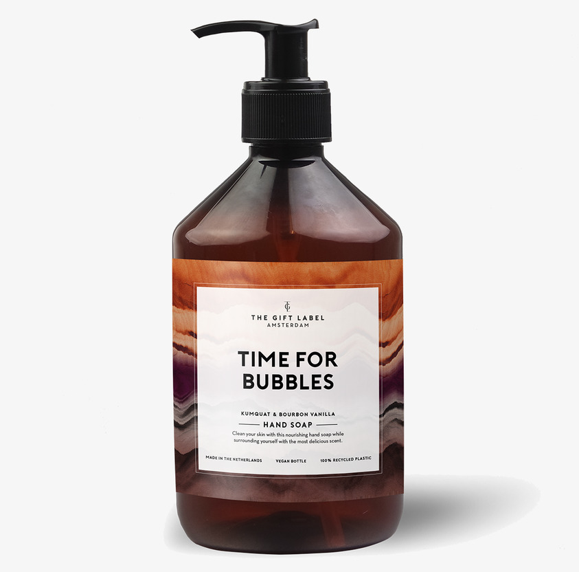 Handtvål - Time For Bubbles från The Gift Label i brun flaska