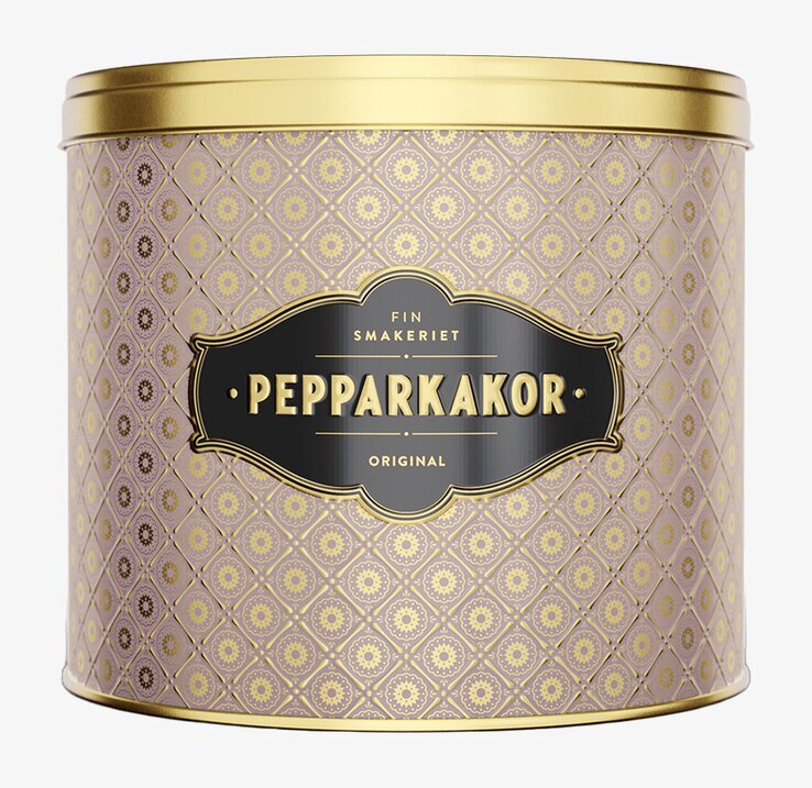 Pepparkakor Dusty Pink från Finsmakeriet i elegant burk