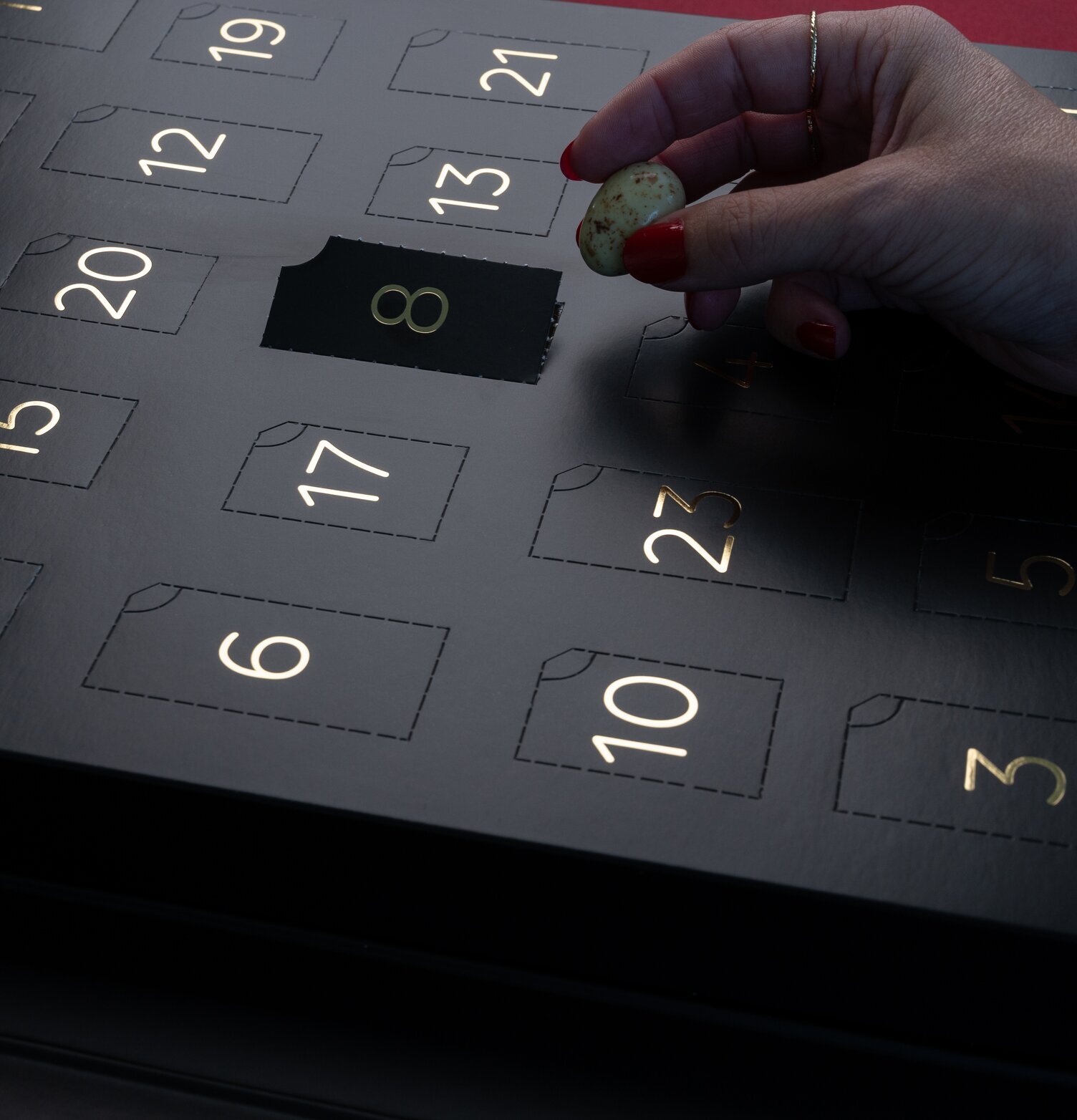 Adventskalender Vintermagi Lakrits från Narr Chocolate