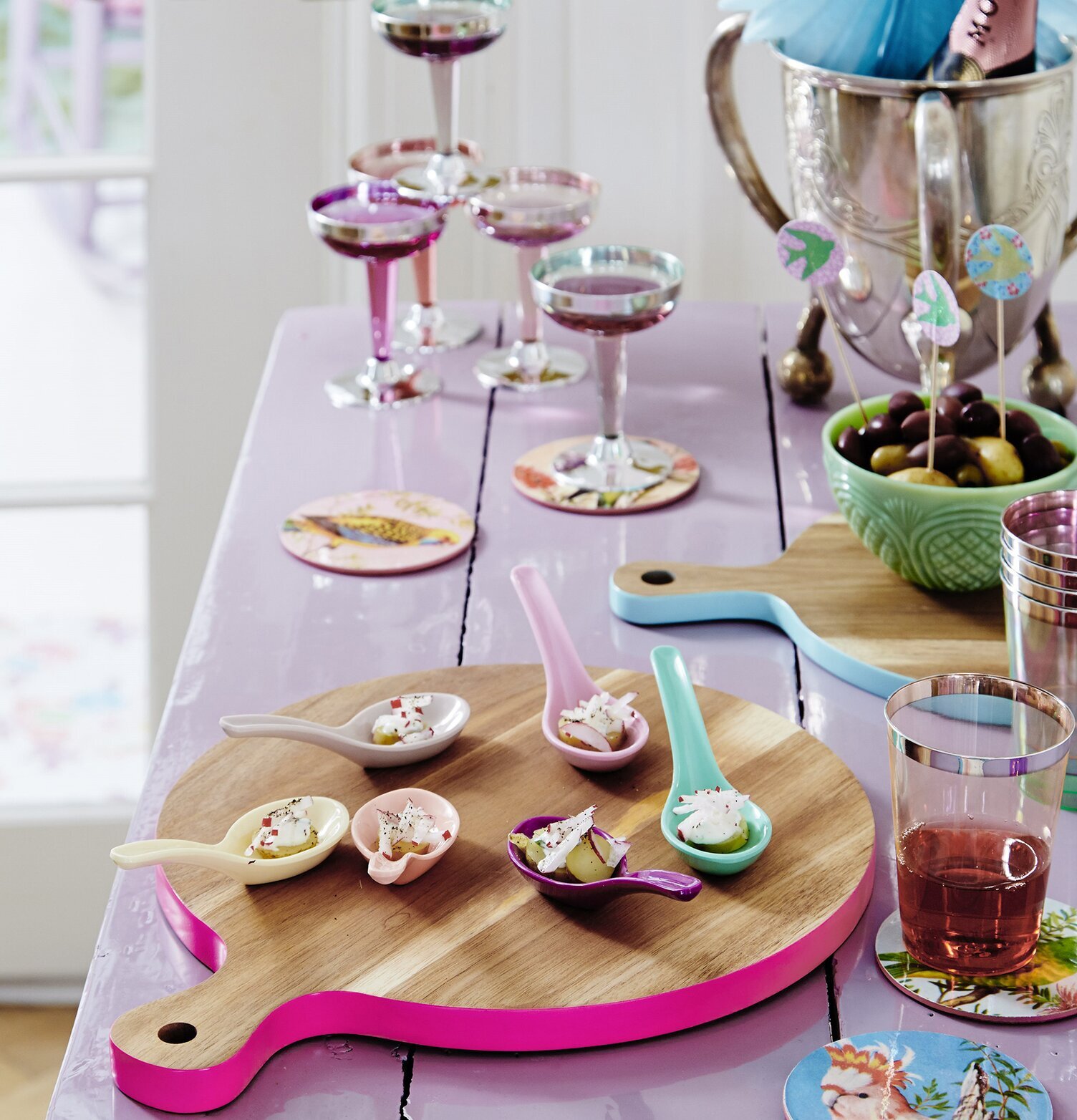 Girlang Golden Glitter Party från Rice i festlig dekoration