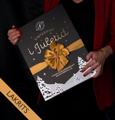 Bild: Stilfull adventskalender med vintermagi och lakrits