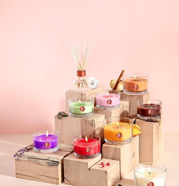 Bolsius Doftljus True Scents - Mango i glasbehållare