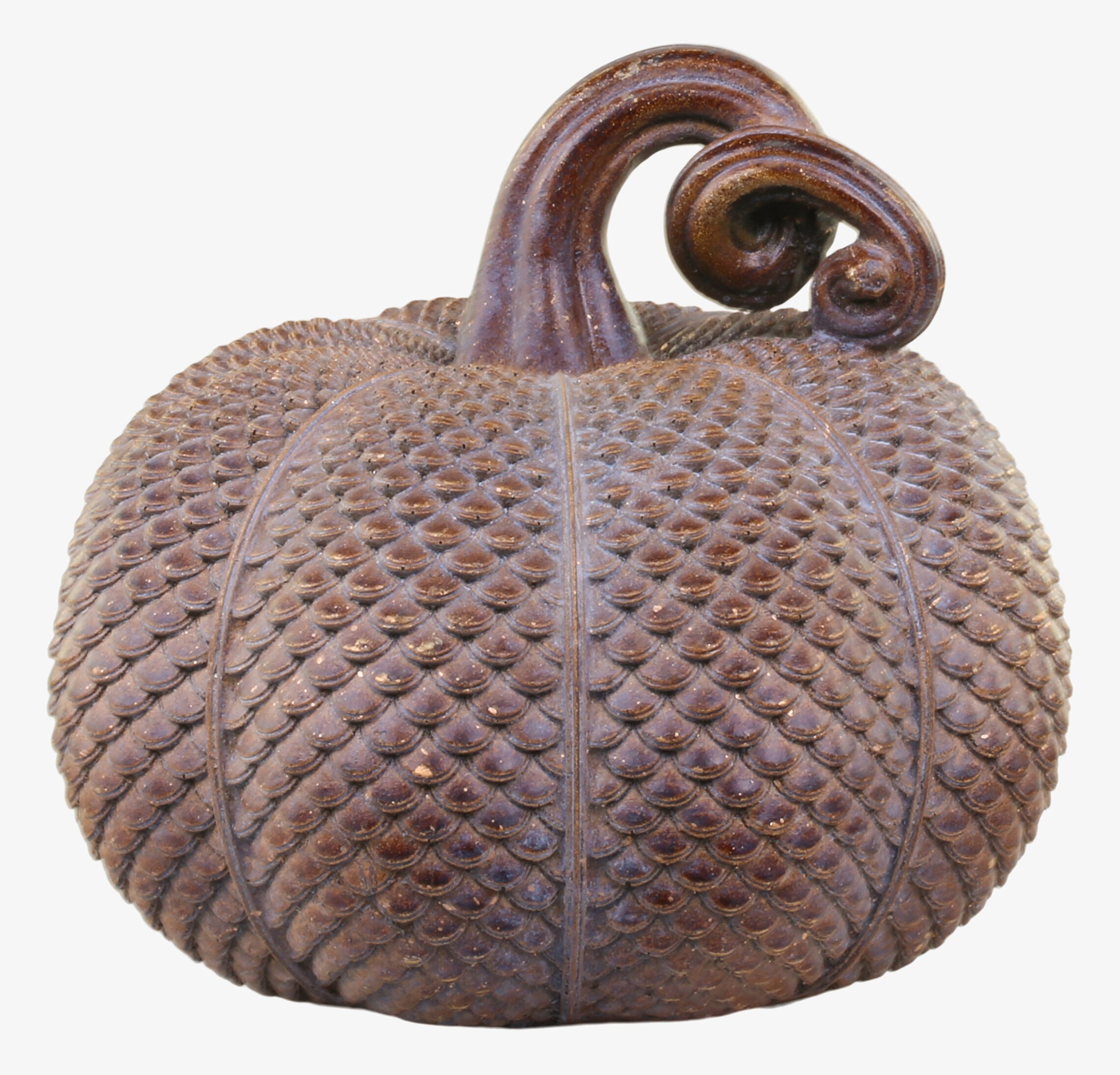 Pumpa Medium Antique Mocca från Chic Antique på trähylla