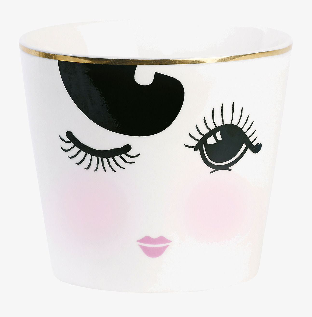 Skål Flirt från Miss Etoile med lekfull ansiktsdesign