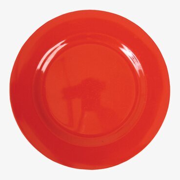 Assiett Melamin Röd från Rice, hållbar och färgstark tallrik