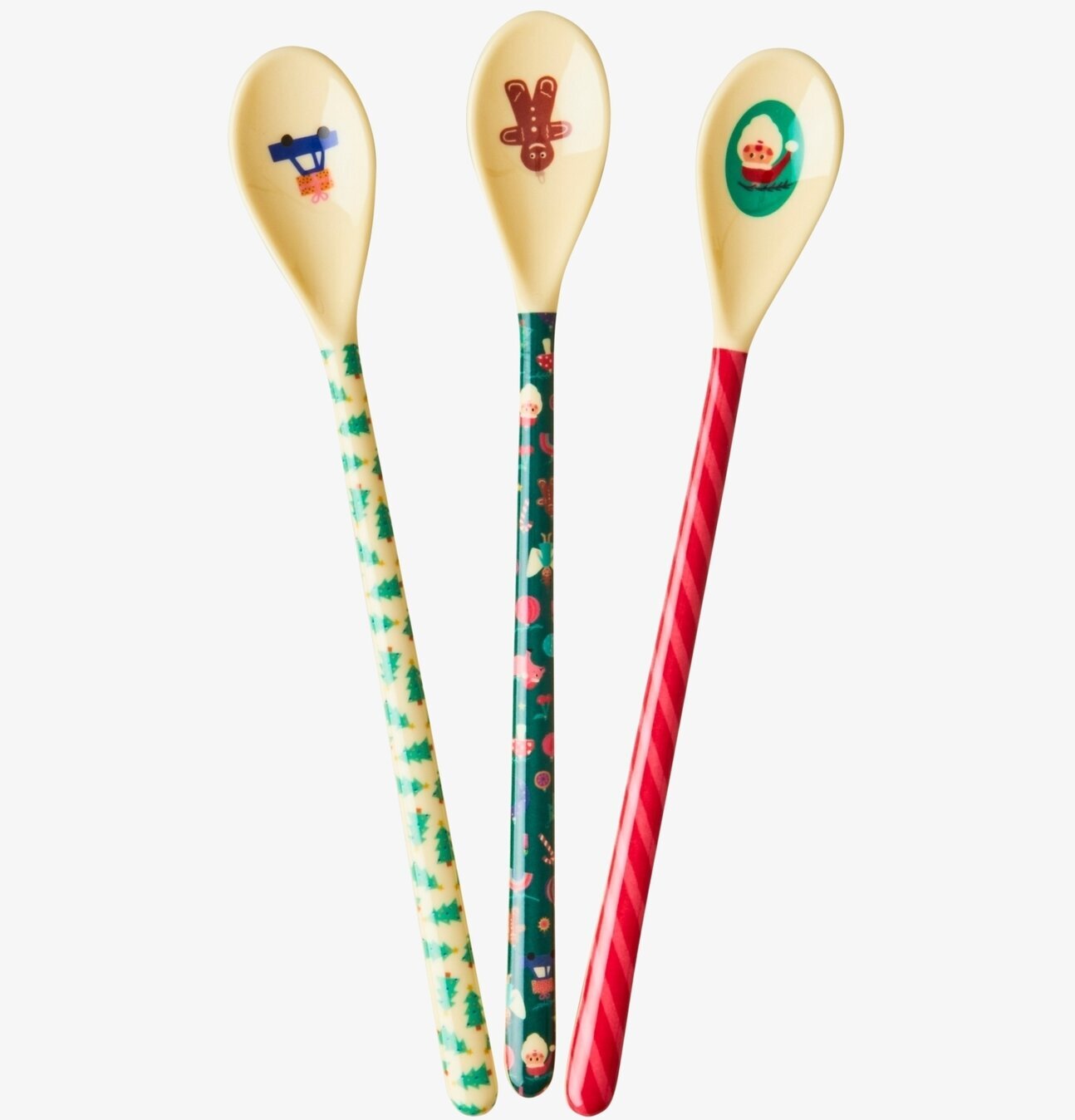 Långa Skedar Xmas Print från Rice med festliga julmotiv