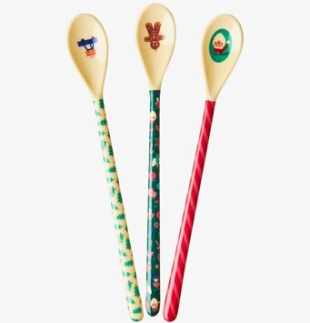 Långa Skedar Xmas Print från Rice med festliga julmotiv