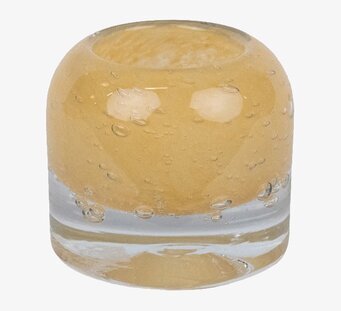 Bild av elegant ljuskopp med unik glasstruktur