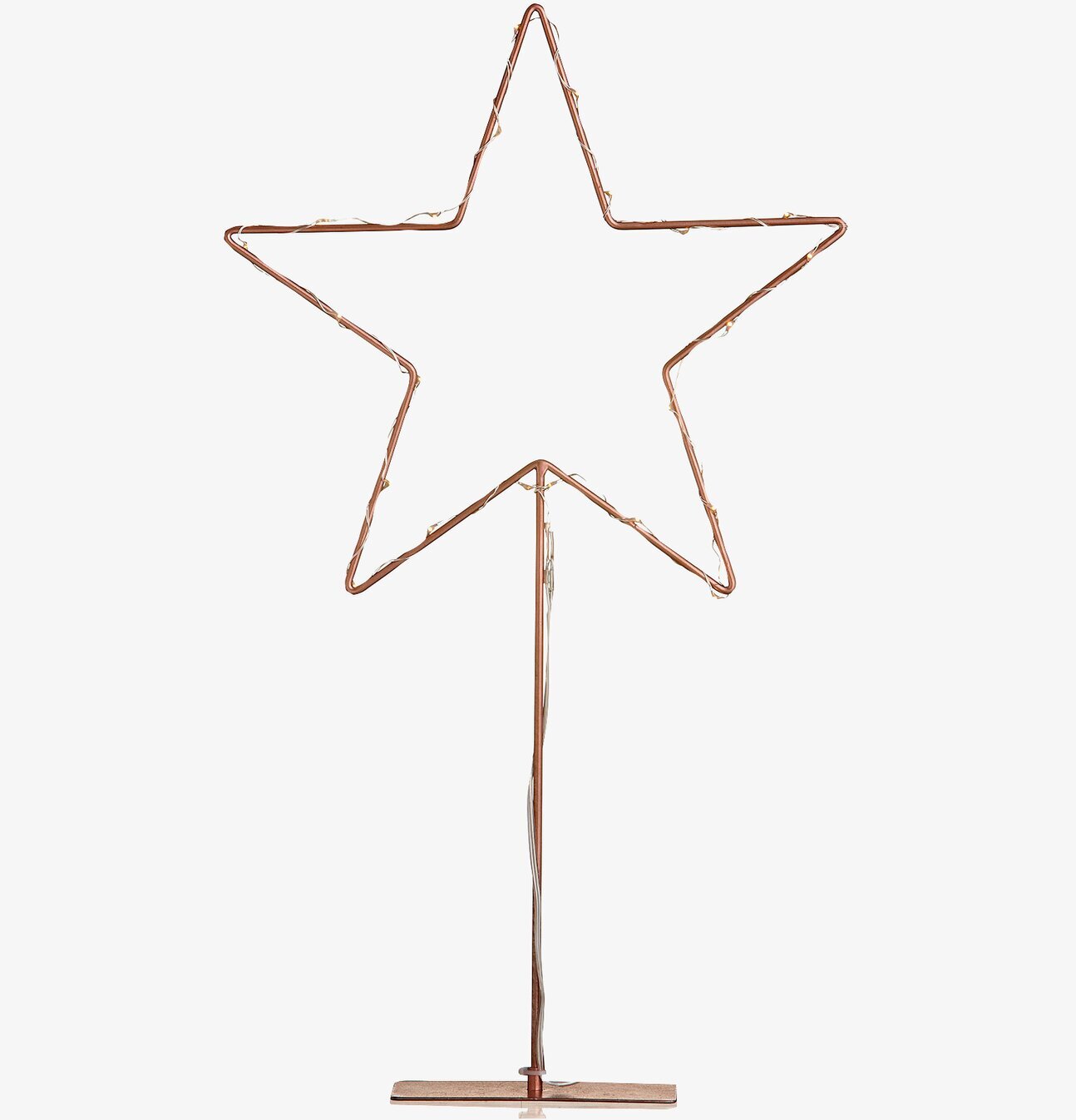 Stjärna Koppar LED från Markslöjd med kopparfärgad ram