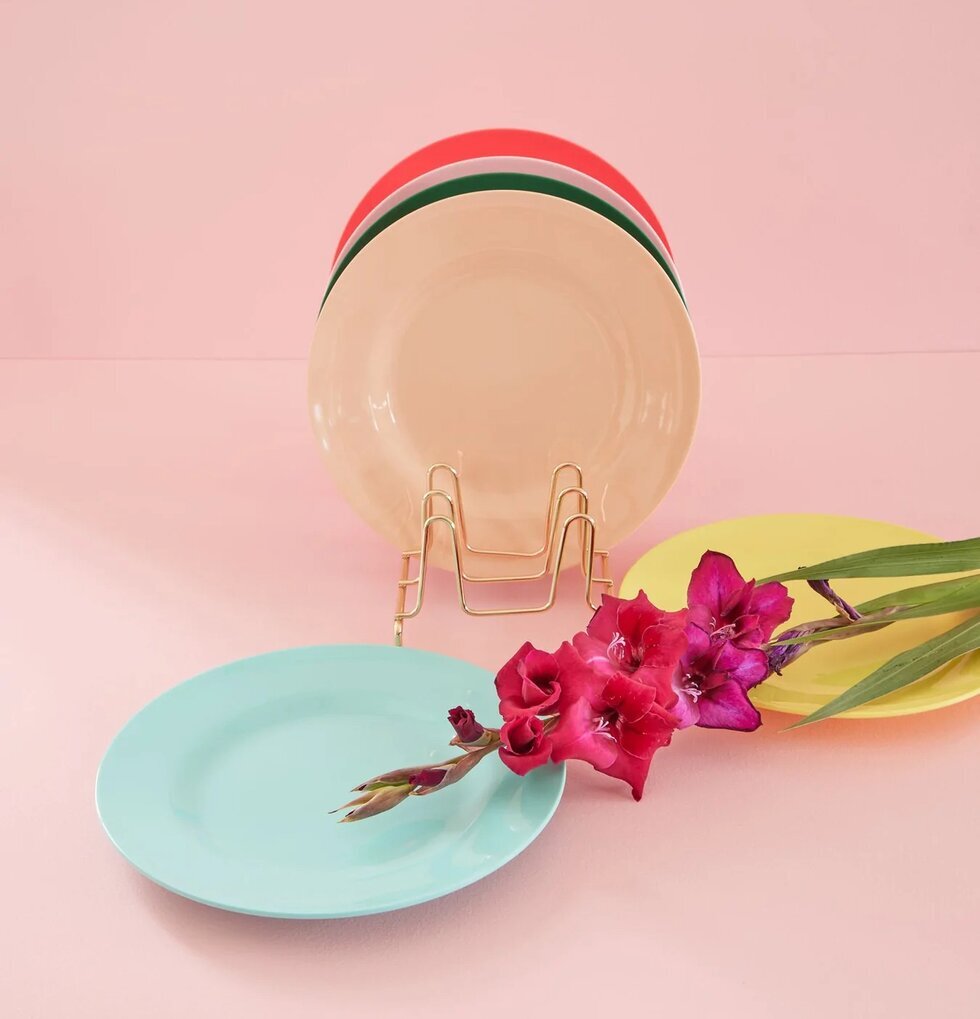 Tallrikar 6-Pack - Dance It Out Colors från Rice, färgglada