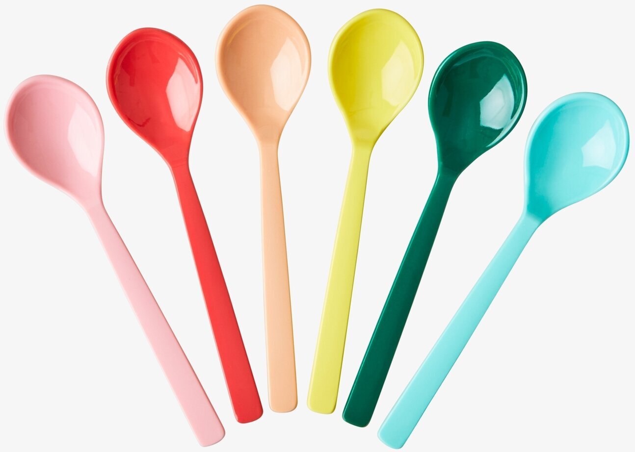 Korta Skedar - Dance It Out Colors från Rice i sex färger