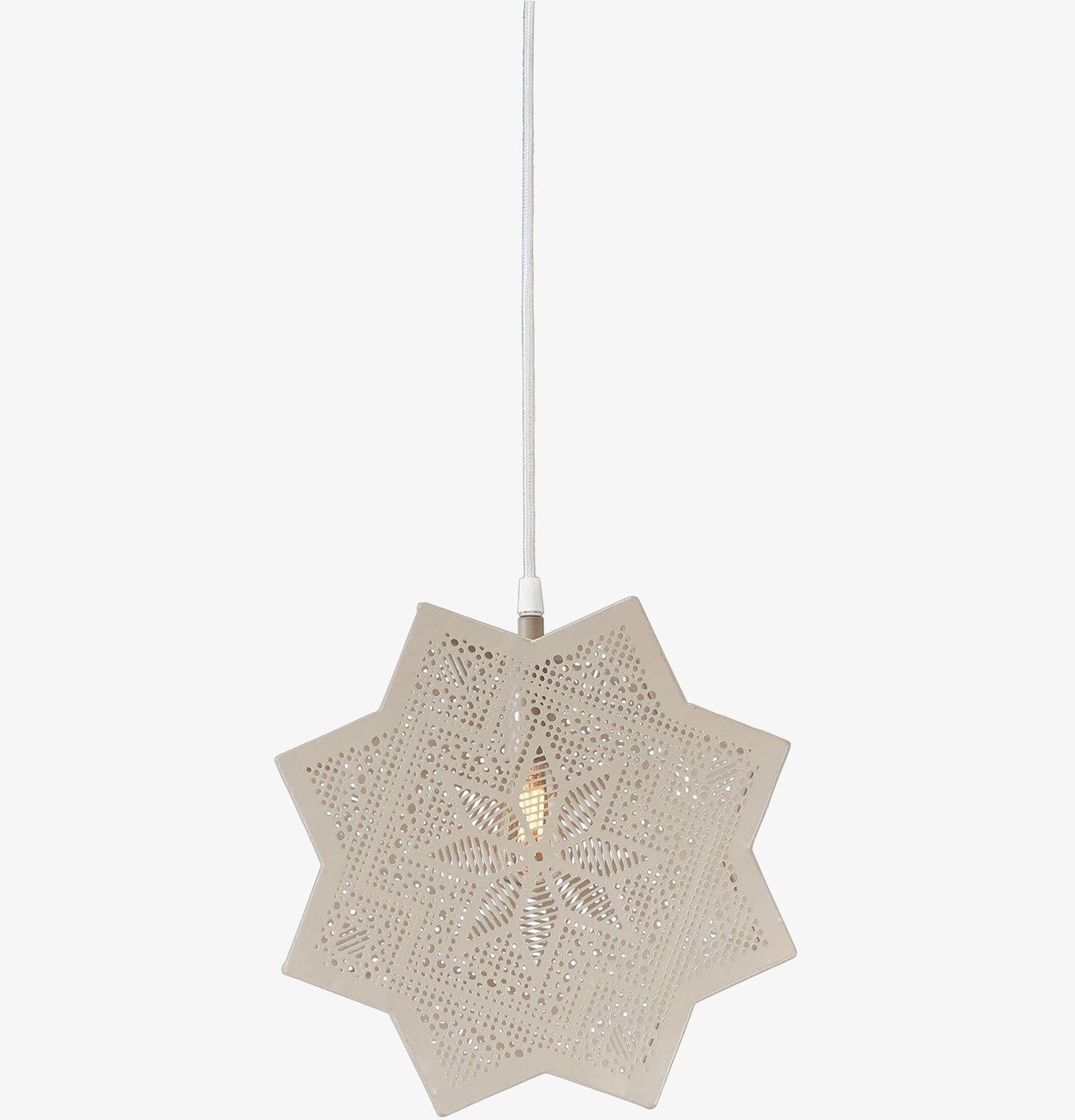 Julstjärna Elvira Star från PR Home med perforerat mönster