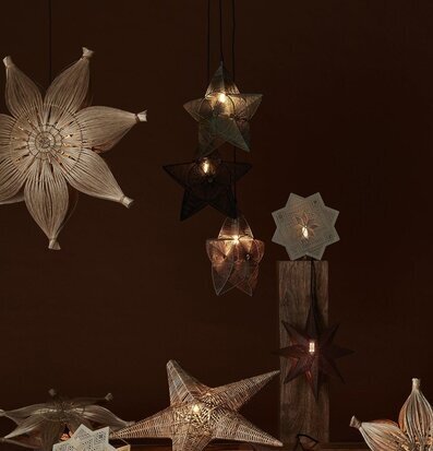 Julstjärna Elvira Star från PR Home i olika material och färger