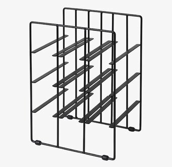 Pilare Vinställ 9 Flaskor Svart från Blomus i metall