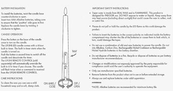 UYUNI LED Kronljus Vit 2-Pack Ø 2,3 x 37,8 CM från Uyuni