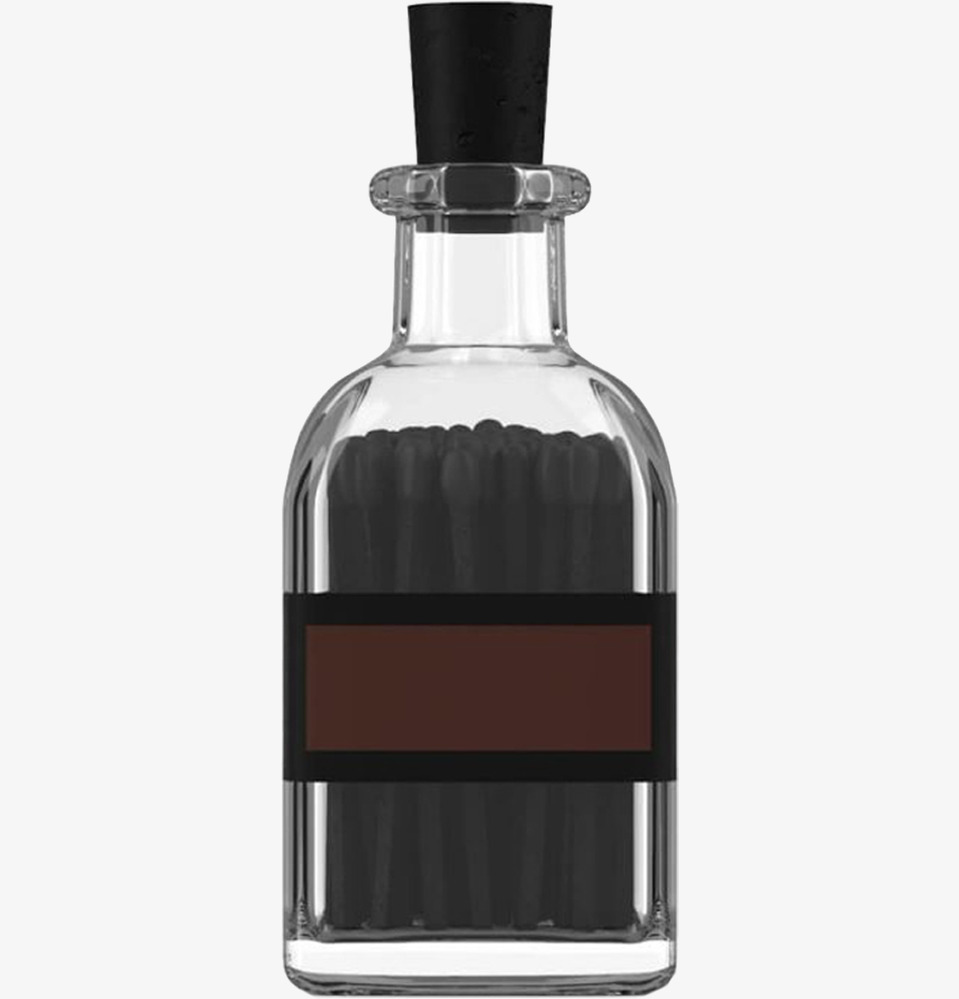 Tändstickor Liten Midnatt från Eldstickan i glasflaska