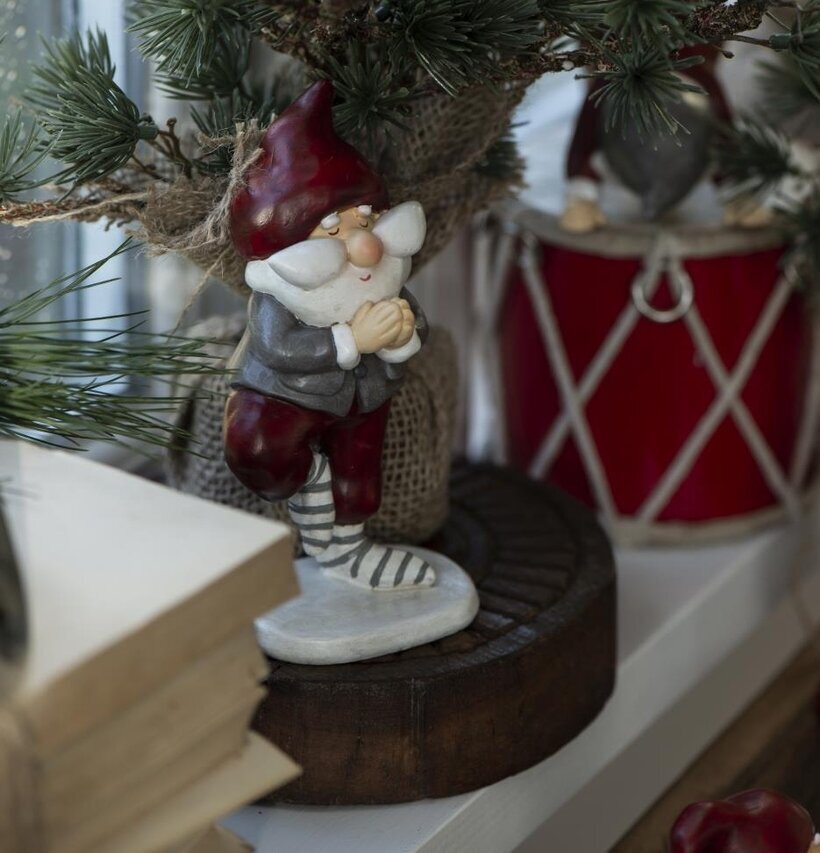 Tomte Yoga från IB Laursen, juldekoration i yogaposition