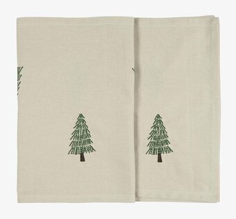 Bordslöpare Tradition Julgran från IB Laursen med julgranar