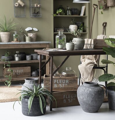 Trälåda Fleur från IB Laursen i rustik, vintage stil