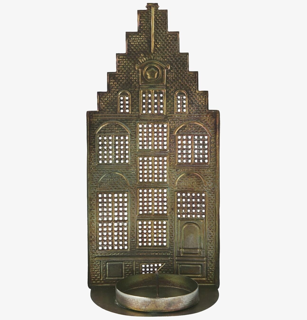 Ljushållare Husfasad Mässing från IB Laursen i mässing