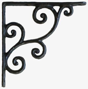 Hyllkonsol Antiksvart från Chic Antique med antik design