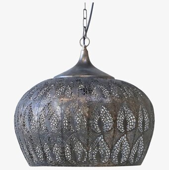 Taklampa Metall Deco Rund Antique Bronze från Chic Antique