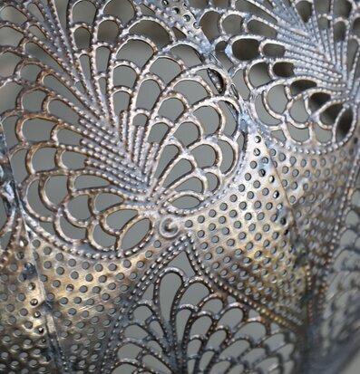 Taklampa Metall Deco Rund Antique Bronze från Chic Antique