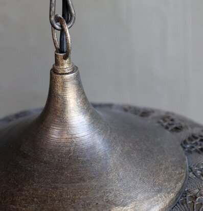 Taklampa Metall Deco Rund Antique Bronze från Chic Antique