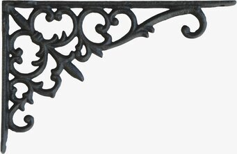 Hyllkonsol Antiksvart från Chic Antique med intrikat design