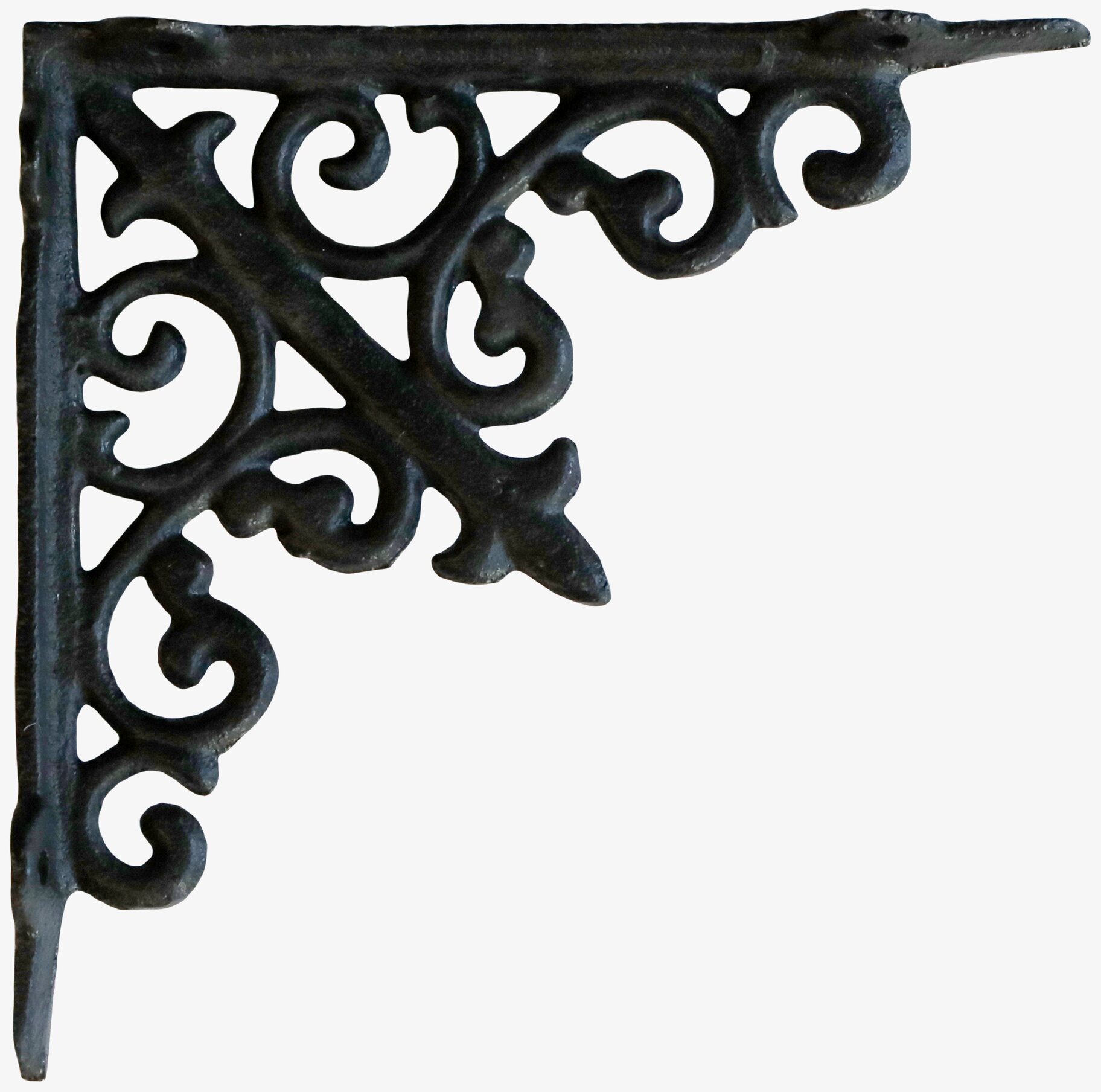 Hyllkonsol Fransk Lilja Antiksvart från Chic Antique