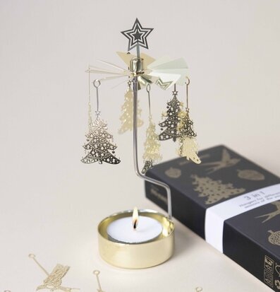 Bild av elegant änglaspel med säsongsbetonade detaljer