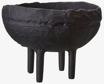 Naira Skål Matt Svart från Wikholm Form på tre ben
