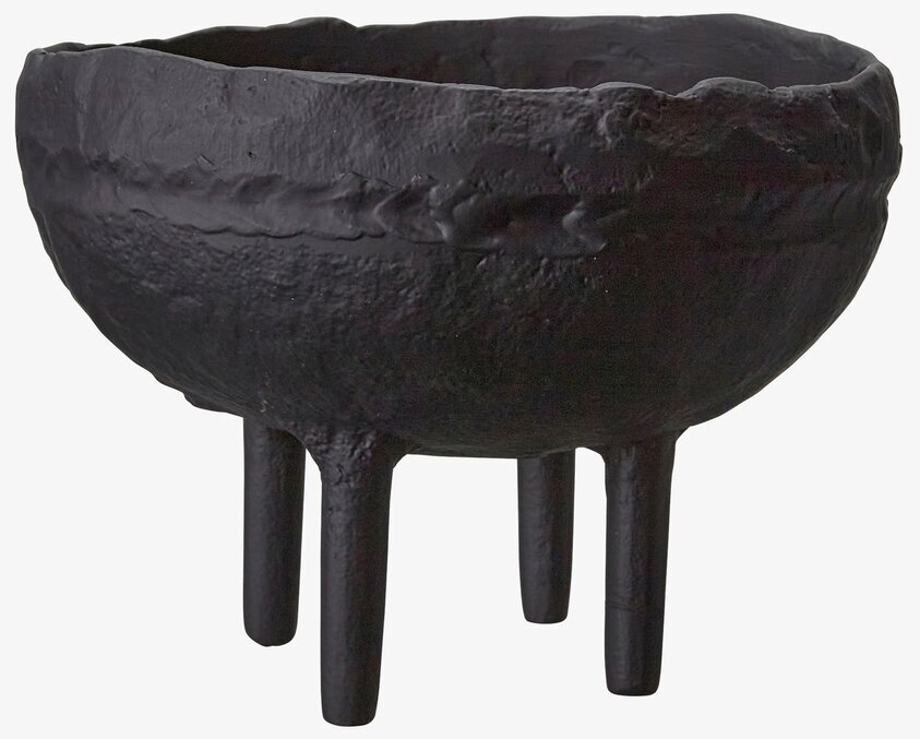 Naira Skål Matt Svart från Wikholm Form på tre ben