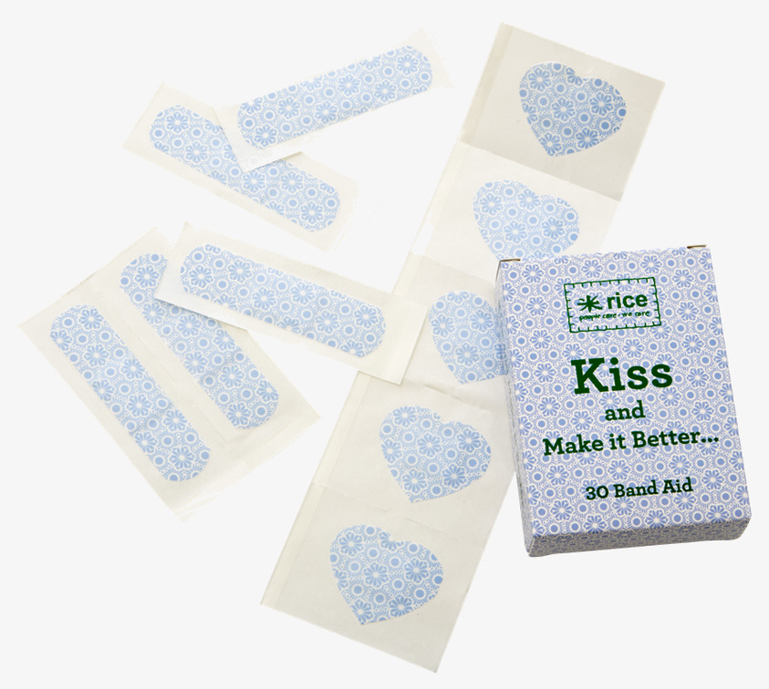 Plåster Blå Marrakesh från Rice i olika former och mönster